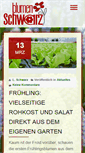 Mobile Screenshot of blumen-schwarz.de